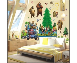 3D立體墻體電視背景藝術彩繪